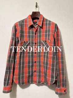 TENDERLOIN 赤 ワークシャツ TENDERLOIN 赤 ワークシャツ TENDERLOIN 赤 ワークシャツ