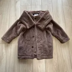 グリーンレーベルリラクシング ブラウン ファーコート 125cm