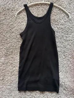 【新品】overneath/オーバーニース　コットンリブタンクトップ