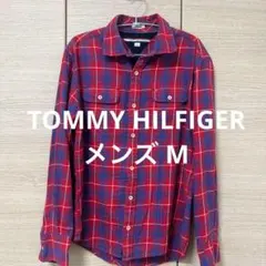 TOMMY HILFIGER チェック柄 長袖シャツ メンズ M