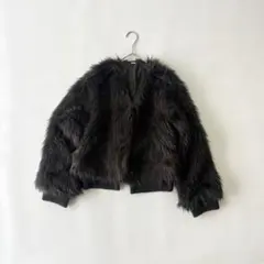 ミラオーウェン エコファー ショート ジャケット