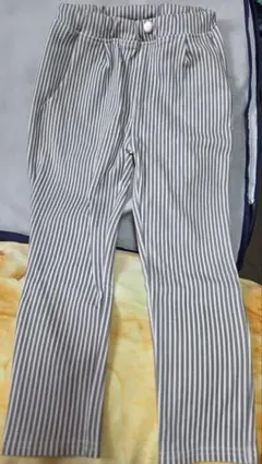 PETIT MAIN ストライプ ロングパンツ 110