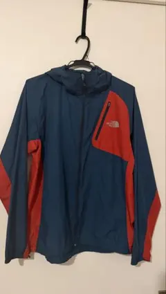 THE NORTH FACE ナイロンジャケット ブルー×レッド