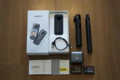 SDカード＆自撮り棒2種付】Insta360 X3 360度カメラ 豪華セット - メルカリ