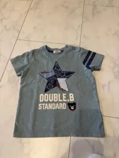 DOUBLE.B ダブルビー Tシャツ スター パッチワークのサムネイル
