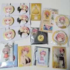 五等分の花嫁 一花セット☆缶バッジ・アクリルスタンド・チャーム・カード