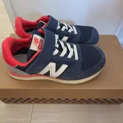 New Balance 420 スニーカー ネイビー/レッド
