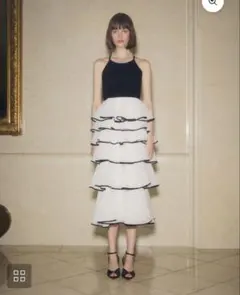 PLEATED RUFFLE SKIRT エイミーイストワール - メルカリ