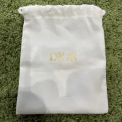 Dior ホワイト巾着