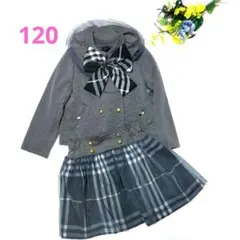 ローラ　Rora 入学式　卒園式　キッズ　スーツ　金ボタン　チェック