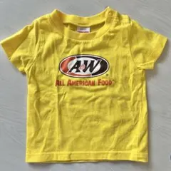 A&W Tシャツ イエロー 90cmのサムネイル