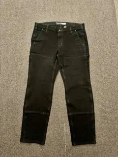 カーハート ダブルニー ペインターパンツ 黒 12レギュラー BN4296-W