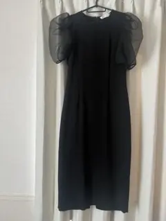 ZARA ザラ　ワンピース　ドレス　オケージョン　パフスリーブ　結婚式