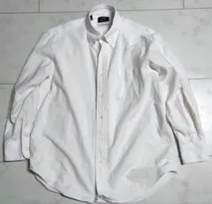 アイクべーハー ボタンダウンオックスフォードシャツ ホワイト