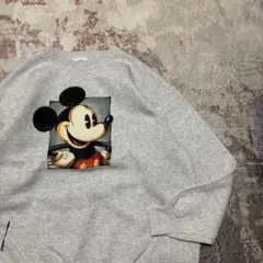 90's USA製 Disney ディズニー ミッキーマウス スウェット XL