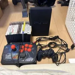 SONY PS2 SCPH-50000 ミッドナイトブルークリア　ソフト付き14