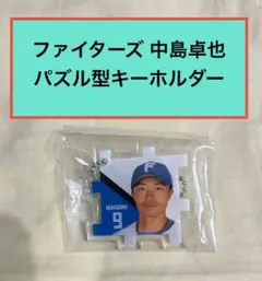【引退記念で値下げ！】北海道日本ハムファイターズ 中島卓也 パズル型キーホルダー