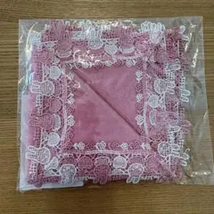 近沢レース バイカラータオルハンカチ ピンク ミッフィー