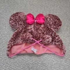 ディズニー ヒョウ柄 ファンキャップ ピンク ミニー 旧タイプ