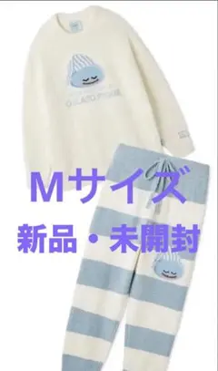 ジェラピケ　ドラゴンクエスト　ベビモコプルオーバー&ボーダーロングパンツメンズM