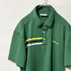adidas Golf ゴルフ 半袖ポロシャツ 緑 メンズ XL 刺繍ロゴのサムネイル