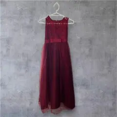 キャサリンコテージ 140 ドレス 赤 発表会 結婚式 フォーマル キッズ