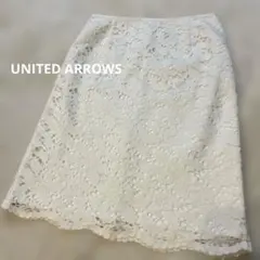 【新品】UNITEDARROWS サイズ38 レース タイトスカート フォーマル