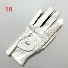 Mizuno ミズノ レディース ゴルフグローブ ホワイト 18 左手 未使用