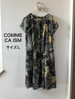 COMME CA ISM 半袖ワンピース L