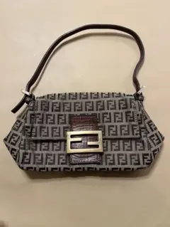 FENDI　フェンディ　ズッカ柄　マンマバケット　ミニ　ヴィンテージ