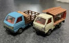トミカ 日本製 2台セット No.31 家畜運搬車 ＆ No.45 ラーメン車のサムネイル