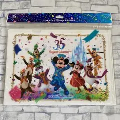 【未使用品】ディズニーランド35周年グッズ クリアファイルセット 〈ディズニー〉