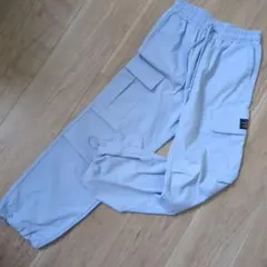 水色カーゴ系パンツ＊140