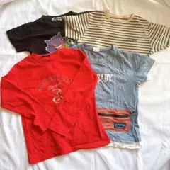 キッズ130 Tシャツ4枚セット 男の子 夏服 まとめ売り　ポケモン