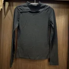 Dazy＊リブ編み長袖ニット＊ブラック＊M