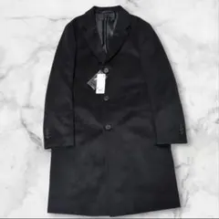 新品タグ付き✨ユニクロ ウールカシミヤチェスターコート M 黒