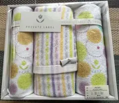PRIVATE LABEL タオルセット フェイスタオル/ウォッシュタオルX2