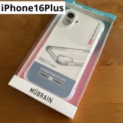 iPhone16Plus ハイブリッドケース ケース クリア MUBRAIN