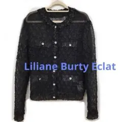 【新品】Liliane Burty Eclat ブラック シースルー 羽織り