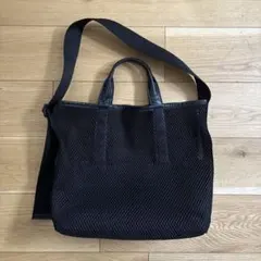 ATON マザーズトートバッグ ウール 超大容量 A4【美品】☆レア 