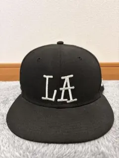 STUSSY × NEWERA 59FIFTY LA キャップ