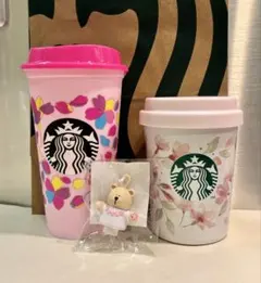 スタバ　さくら2024 ステンレスボトル　リユーザブルカップ