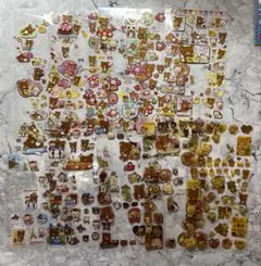 リラックマ　デコレーション シール　ぷくぷく　10枚セット