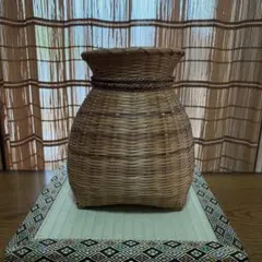花籠　竹籠　お茶道具