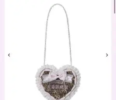 【新品タグ付き】AVENCHUMU ショルダーバッグ チェーン ヒョウ柄 リボン