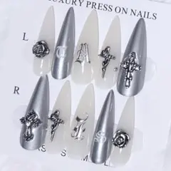 地雷系 ネイルチップ