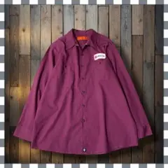 PINNACLE WORX。 企業刺繍ワッペン ワークシャツXL