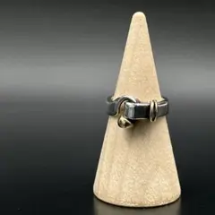 Old tiffanyフックアンドアイ コンビリング シルバー925 ゴールド