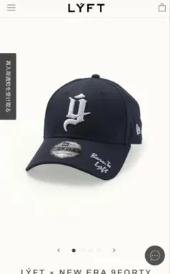 LÝFT × NEW ERA 9FORTY OLD Ý LOGO BLACK - メルカリ