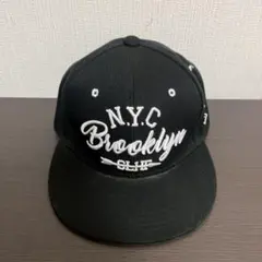 N.Y.C. Brooklyn ベースボールキャップ 黒